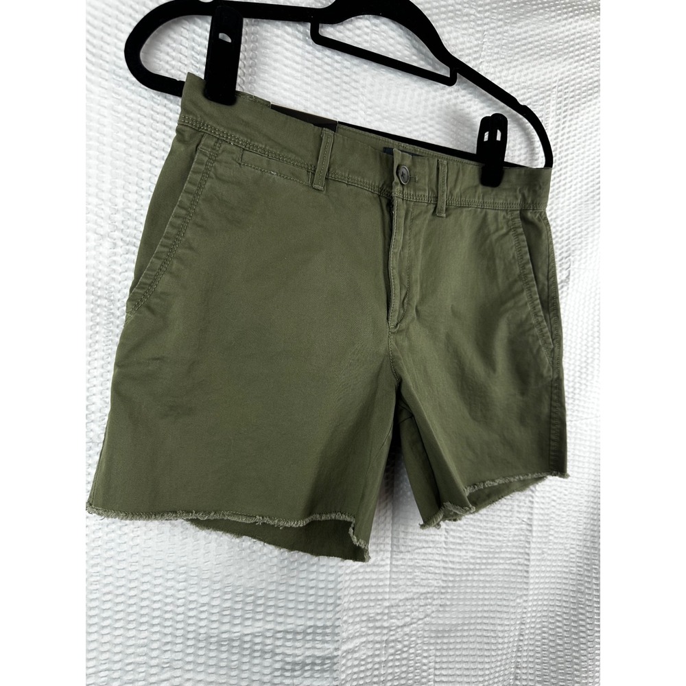 Banana Republic Womens Olive Green Cutoff Shorts NWT Size 0 - Picture 3 of 8